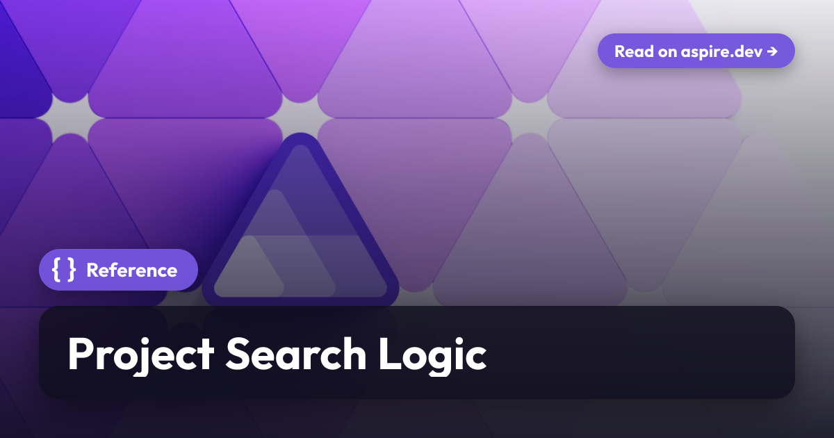 Project Search Logic | Aspire